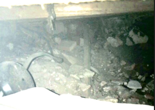 With a human skull in the garden?