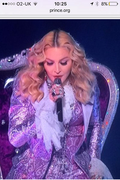 The Beautiful Ones, still sharing the love for Prince.