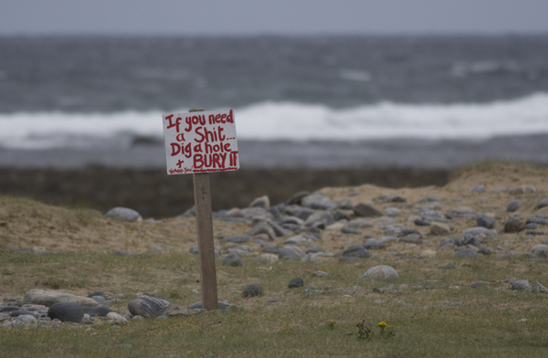 To find this sign hilarious?