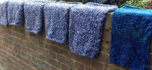 Woolly Hugs. Our Project to help refugees continues. One square, one blanket, a pair of gloves, one warm hat, one step at a time, really every little thing will help. All support welcome.