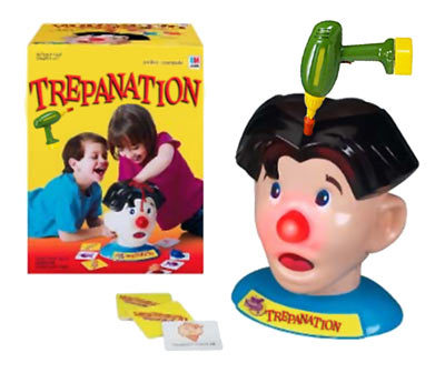 With a human skull in the garden?