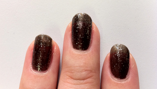 Black nail polish