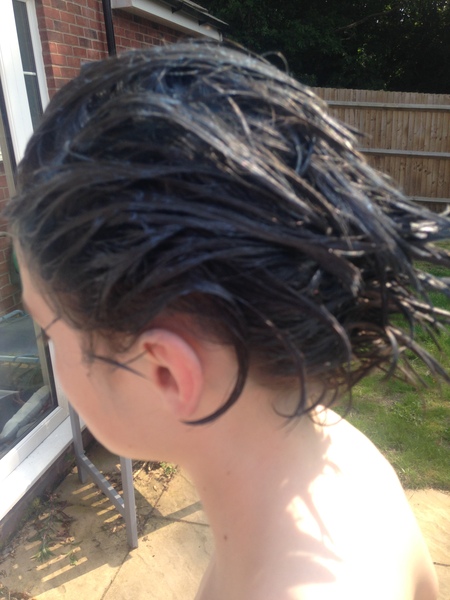 To let ds1 dye his hair blue?
