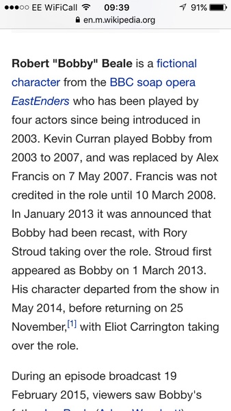 EASTENDERS - and Grant coming home