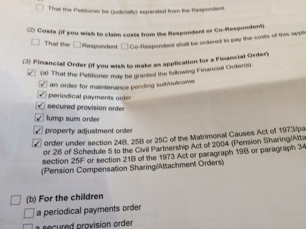 Divorce papers are through - help needed