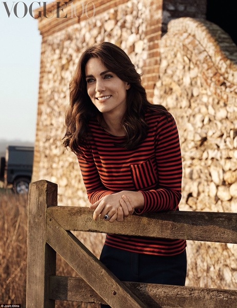 To be disappointed that Kate Middleton has posed for Vogue cover