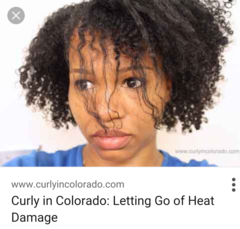 Afro hair, should be curly ???