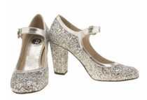 Shoes to go with knee length wedding dress?