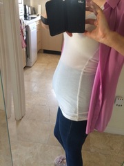 Bump showing in first pregnancy