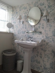 Photos of 2 new bathrooms