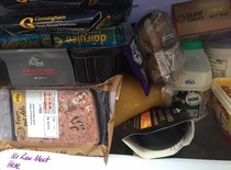 My colleague has twat me over the head with a courgette..