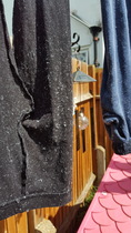 Nappy accidentally in washing machine - dark wash.. Agh!