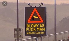 To find this sign hilarious?