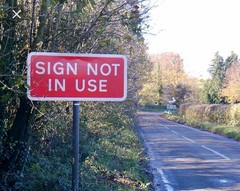 To find this sign hilarious?
