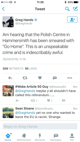 This is what the leave vote has validated