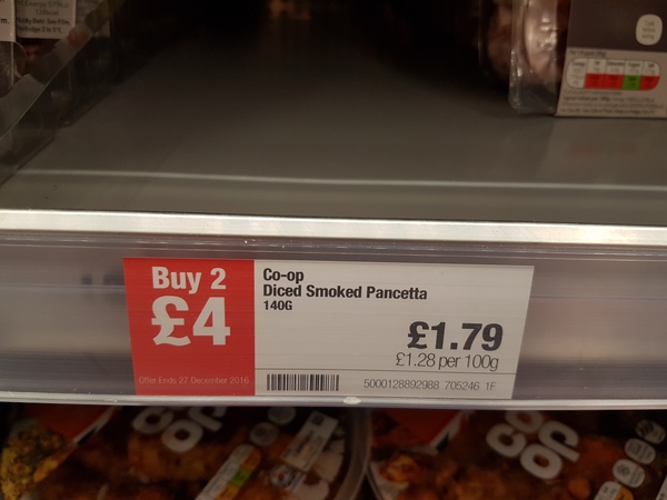 To say it's time supermarkets were stopped from doing this.