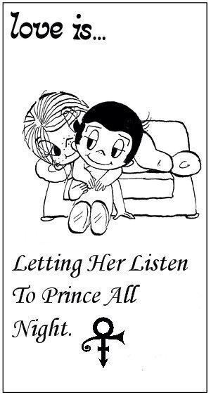 The Beautiful Ones, still sharing the love for Prince.