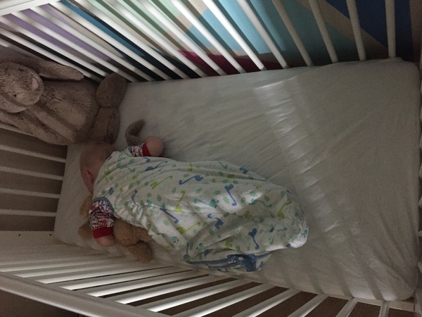 Does it look like DS needs a bigger cot?
