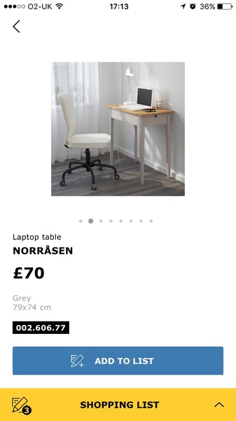 Small  writing / computer desk