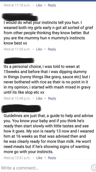 Thrown out of parenting FB group. WIBU?