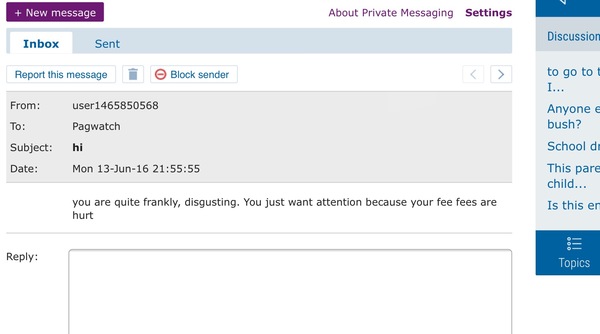 Hey MNHQ. Would it be possible to have a discussion about how SN issues/threads are handled on the main boards.