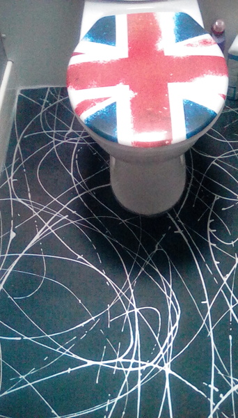 Would you mind showing me a picture of your downstairs toilet, please?