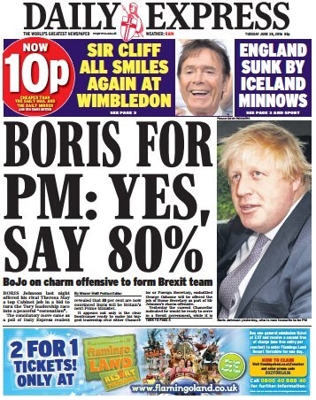 Has Boris been outmanoevered? Will someone please tell me who is in charge?