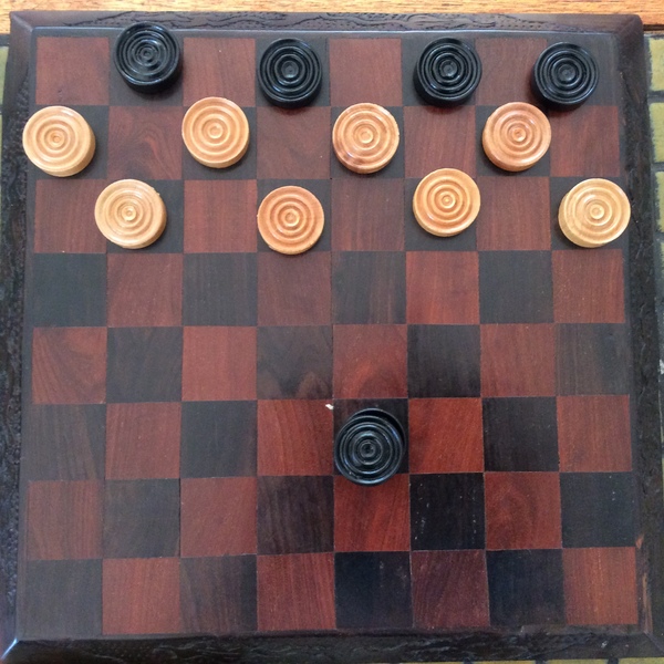 Who is the winner ( draughts not Brexit)?