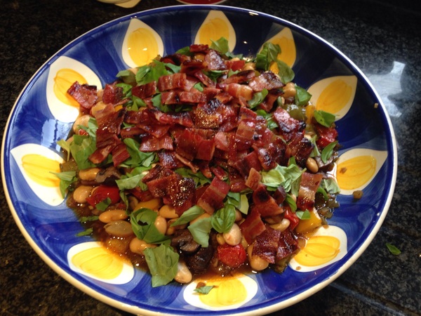 I have just made a delicious 'nothing in the cupboard' supper!!