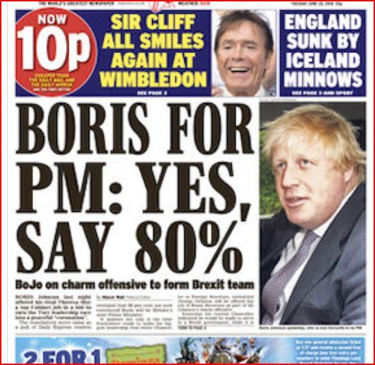 80% want Boris for PM