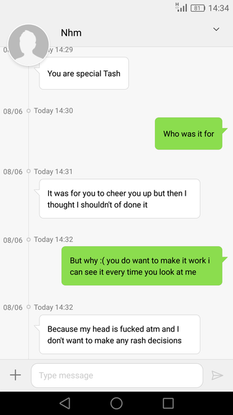 Am I getting used or will he come back ?