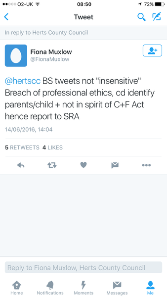 Is this appropriate conduct for solicitors?