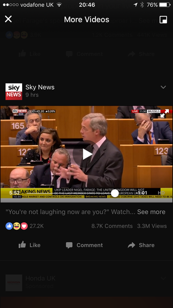 Is it AIBU to think that Nigel Farage has brought England into disrepute?