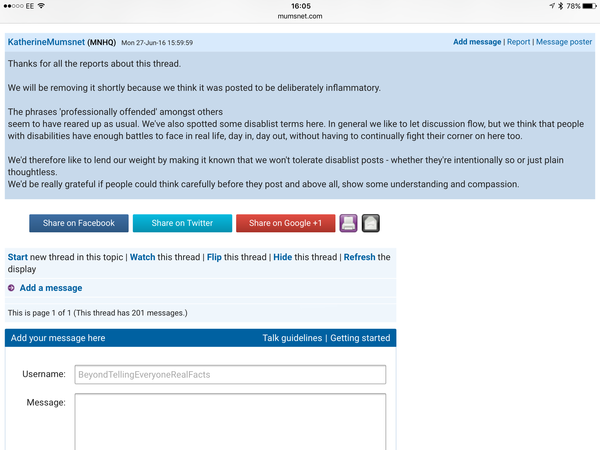 Hey MNHQ. Would it be possible to have a discussion about how SN issues/threads are handled on the main boards. (  pt 2)