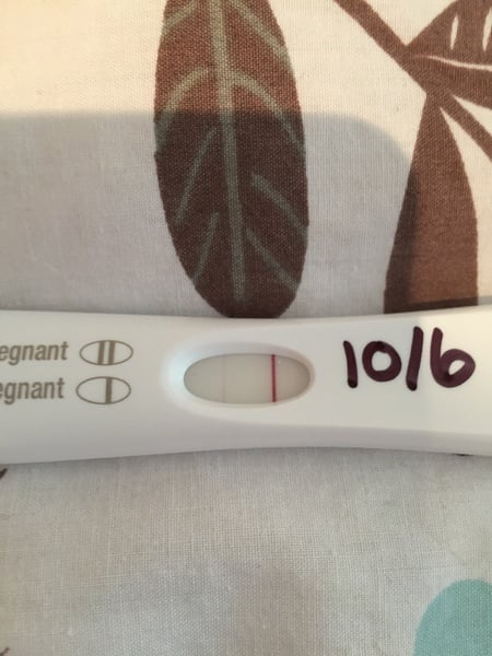 Was anyone else into their knees in pregnancy tests???