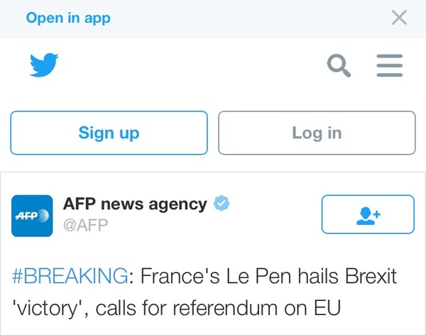 Is this the end of the EU, French reaction
