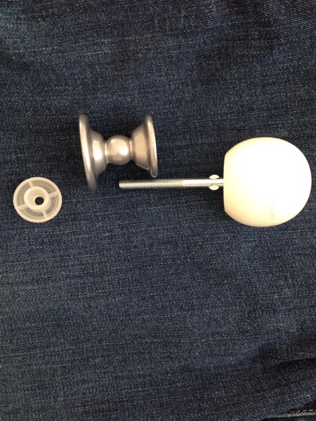 Please help me reattach these finials before I waste any more hours of my life