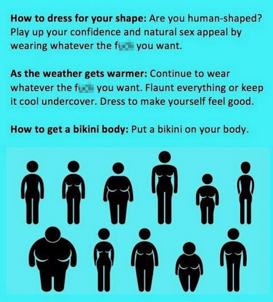 Wearing bikini on holiday...