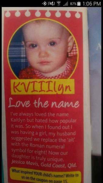 silly name spellings