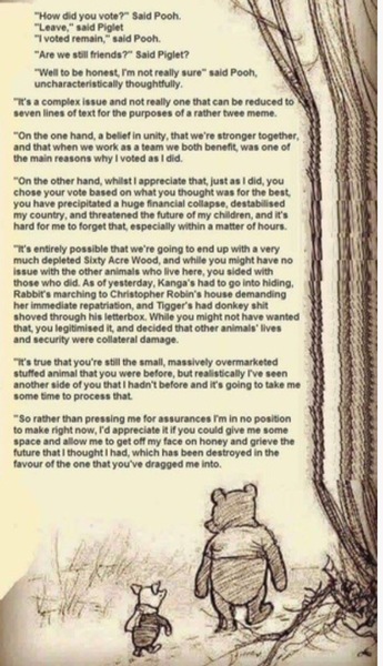 Are leave voters happy with how this is playing out so far?