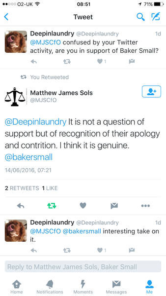 Is this appropriate conduct for solicitors?