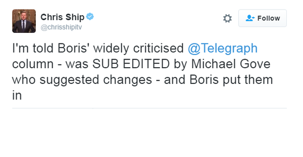 Have Boris and Jeremy been stabbed in the back? Please can we have some leaders?