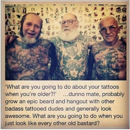 to have gotten matching head tattoos with DH?