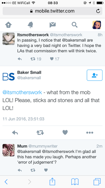 Is this appropriate conduct for solicitors?