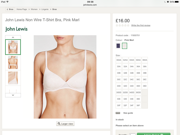 Plain white non underwired bras