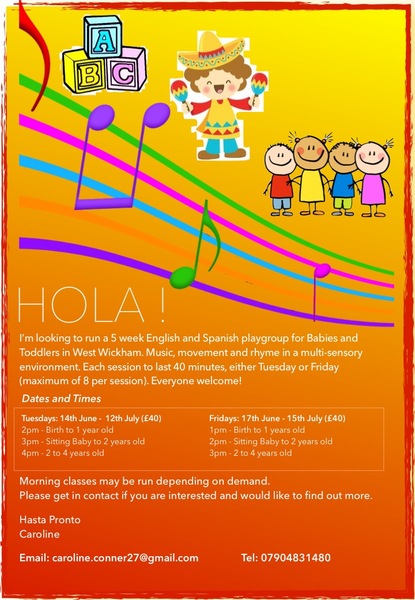Looking to meet Spanish speaking mums