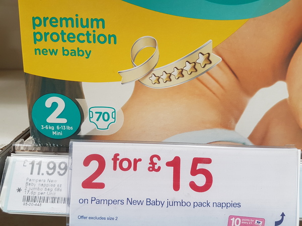 To say it's time supermarkets were stopped from doing this.