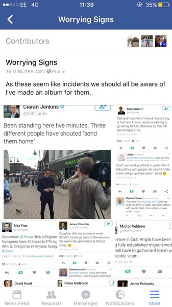 my dad voted leave and I'm really struggling.