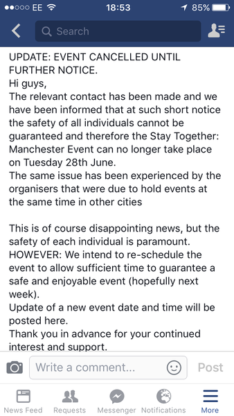 Manchester Stays demo - anyone know anything?