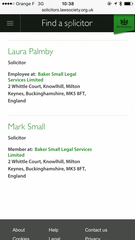 Is this appropriate conduct for solicitors?